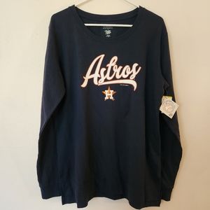 Astros Ladies Long Sleeve M